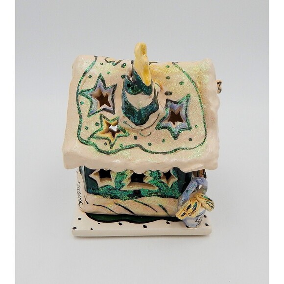Blue Sky Clayworks Rudolph's Place Tealight Candle Holder Heather Goldminc - Picture 6 of 13